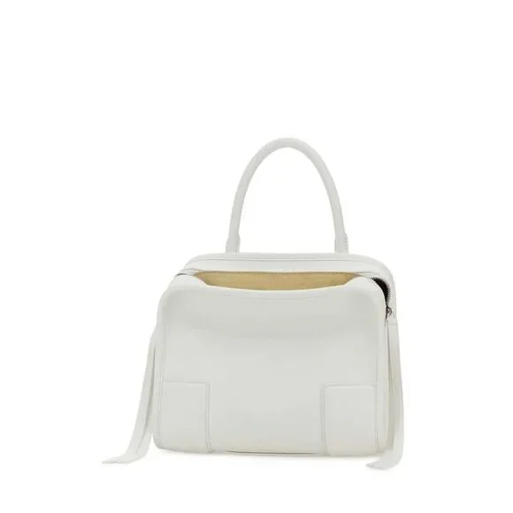 Loewe Women White Leather Small Amazona Handbag - Picture 2 of 2